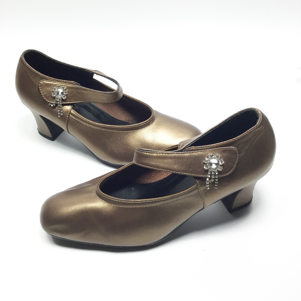 Ballroom Dance Shoes Copper Gem